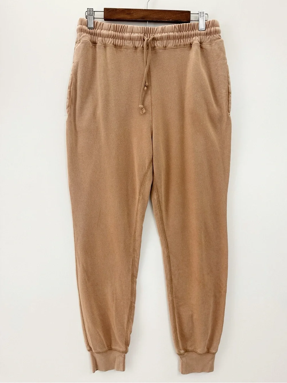 J.Crew Magic Rinse Jogger Pant Camel Size Small Knit Jogger Casual